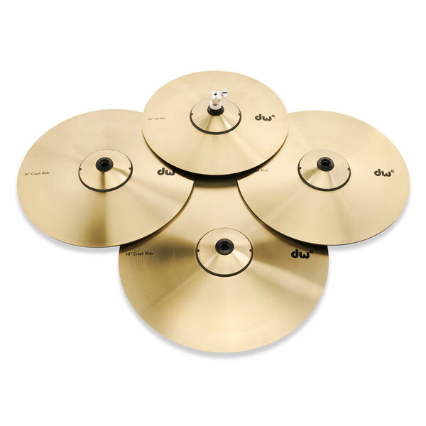 DW Drums DWe 4 Piece Cymbal Pack