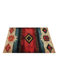 Drum n Base DRUMnBASE Earthing Red Drum Rug 185cm x 160cm