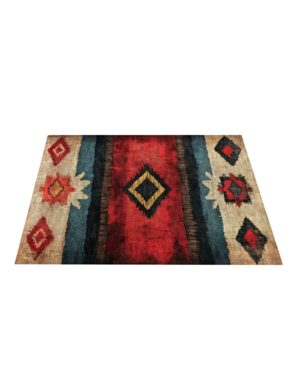 Drum n Base DRUMnBASE Earthing Red Drum Rug 185cm x 160cm