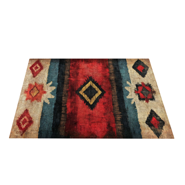 Drum n Base DRUMnBASE Earthing Red Drum Rug 185cm x 160cm