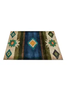 Drum n Base DRUMnBASE Earthing Blue Drum Rug 185cm x 160cm