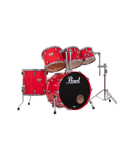 Pearl Pearl World Series 22" Drum Kit, Red Lacquer