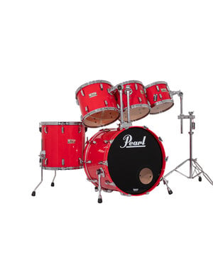 Pearl Pearl World Series 22" Drum Kit, Red Lacquer