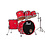 Pearl Pearl World Series 22" Drum Kit, Red Lacquer