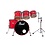 Pearl Pearl World Series 22" Drum Kit, Red Lacquer