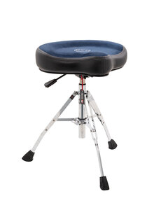 Roc n Soc Roc n Soc Cycle Extended Nitro Base Drum Stool w/Backrest, Blue