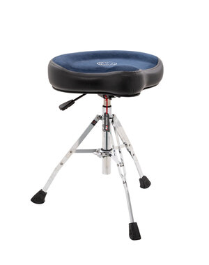Roc n Soc Roc n Soc Cycle Extended Nitro Base Drum Stool w/Backrest, Blue