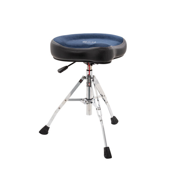 Roc n Soc Roc n Soc Cycle Extended Nitro Base Drum Stool w/Backrest, Blue