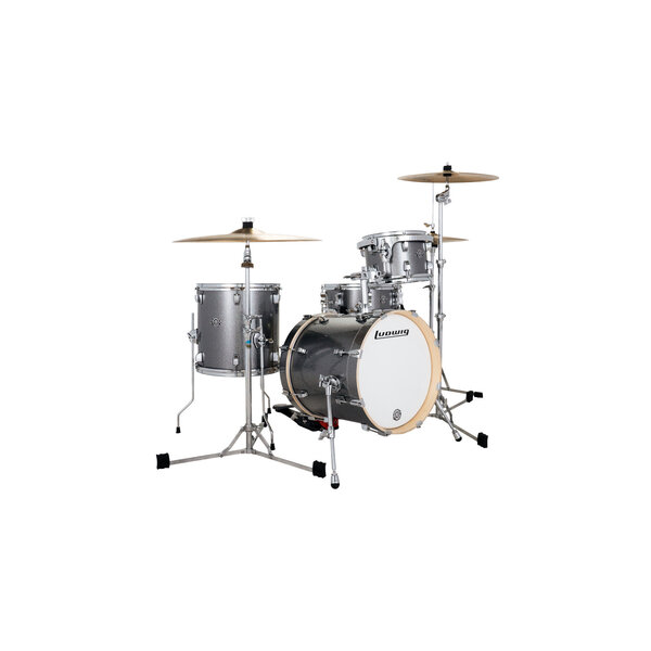 Ludwig Ludwig Breakbeats 16" Drum Kit, Frost Sparkle