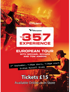  Roland V-Drum 'The 3|5|7 Experience' w/Michael Schack & Tom Aimson