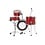 Gretsch Gretsch Catalina Club 16" Street Drum Kit, Red Sparkle