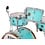 Tama Tama Club-JAM 18" Drum Kit, Aqua Blue