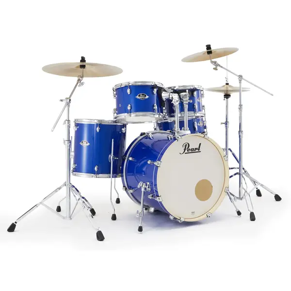 Pearl Pearl Export 20" Drum Kit, Midnight Blue with Pearl 834 Hardware Pack & PX Cymbal Set