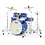 Pearl Pearl Export 20" Drum Kit, Midnight Blue with Pearl 834 Hardware Pack & PX Cymbal Set