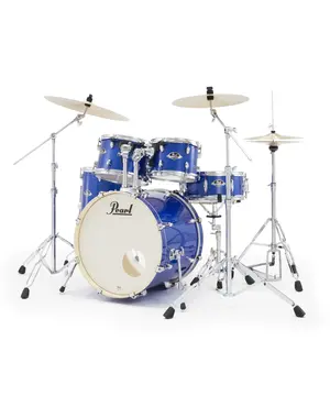 Pearl Pearl Export 22" Drum Kit, Midnight Blue with Pearl 834 Hardware Pack & PX Cymbal Set