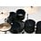 Tama Starclassic Performer 5 Piece Shell Pack - Blacked Out Black Edition - Flat Black