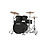 Tama Tama Starclassic Performer 22" Drum Kit, Blacked Out Black Edition - Flat Black