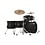 Tama Starclassic Performer 5 Piece Shell Pack - Blacked Out Black Edition - Flat Black