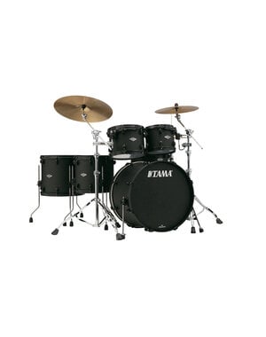 Tama Starclassic Performer 5 Piece Shell Pack - Blacked Out Black Edition - Flat Black