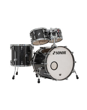 Sonor Sonor SQ2 22" Birch Drum Kit, Black Sparkle