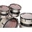 Tama Tama Starclassic 22" Bubinga Drum Kit, Silver Sparkle w/Black Racing Stripe