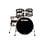 Tama Tama Starclassic 22" Bubinga Drum Kit, Silver Sparkle w/Black Racing Stripe