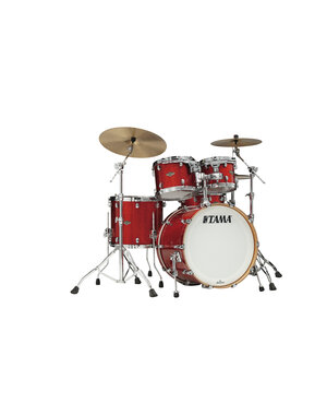Tama Tama Starclassic 22" Walnut/Birch Drum Kit, Garnet Red Sparkle