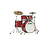 Tama Tama Starclassic 22" Walnut/Birch Drum Kit, Garnet Red Sparkle