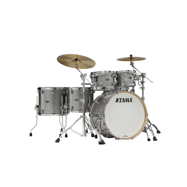 Tama Staclassic Walnut/Birch 5pc Shell Pack - Smoked Silver Sparkle