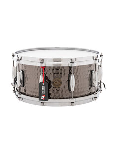 Gretsch Gretsch Full Range 14" x 6.5" Hammered Black Steel Snare Drum