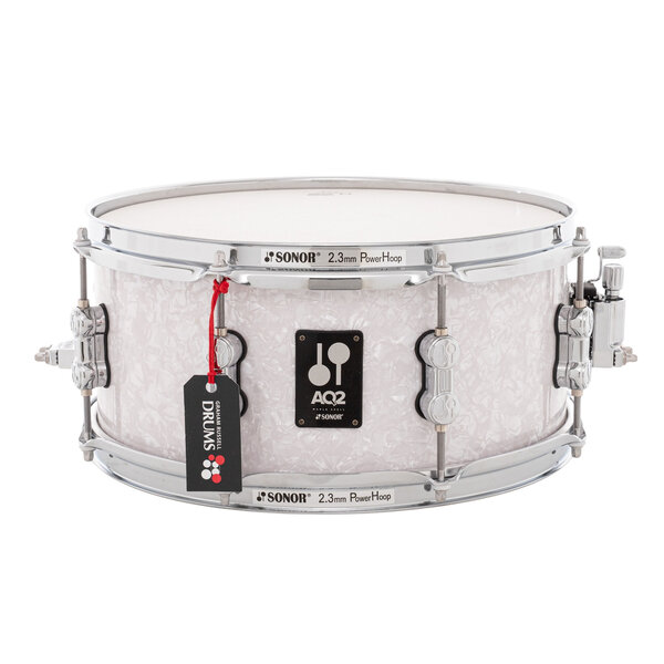 Sonor Sonor AQ2 13" x 6" Snare Drum, White Marine Pearl