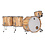 British Drum Co. British Drum Co. Legend Series 24" Drum Kit, Spalted Beech