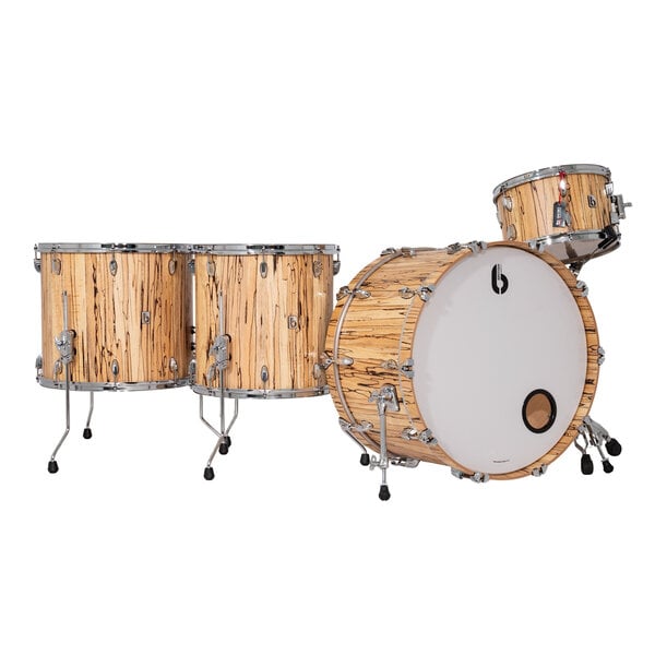 British Drum Co. British Drum Co. Legend Series 24" Drum Kit, Spalted Beech