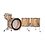 British Drum Co. British Drum Co. Legend Series Limited Edition 24" Drum Kit, Spalted Beech