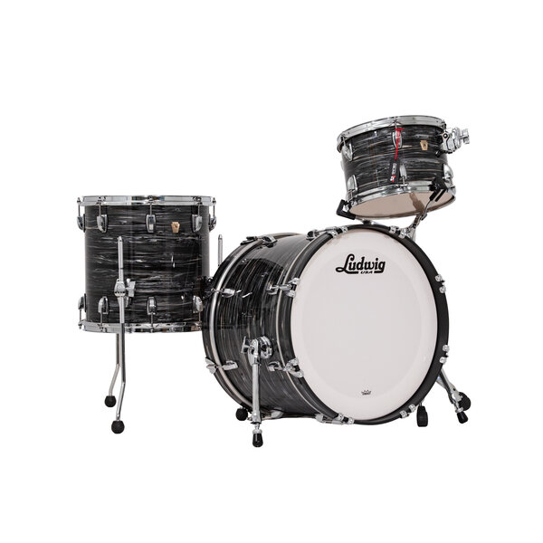 Ludwig Ludwig Classic Maple 20" Downbeat Drum Kit, Vintage Black Oyster