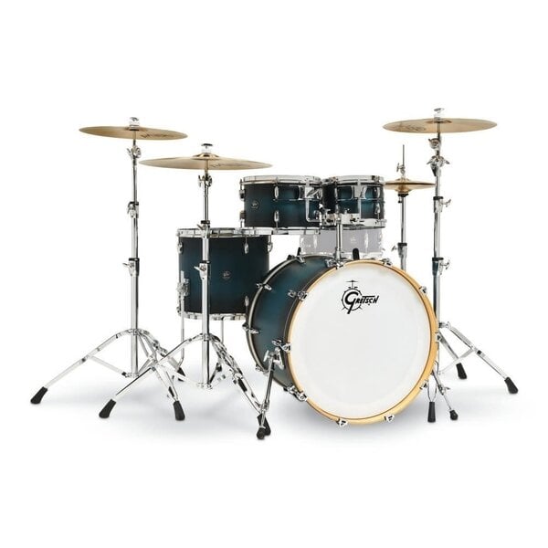 Gretsch Gretsch Renown 22" Drum Kit, Satin Antique Blue Burst