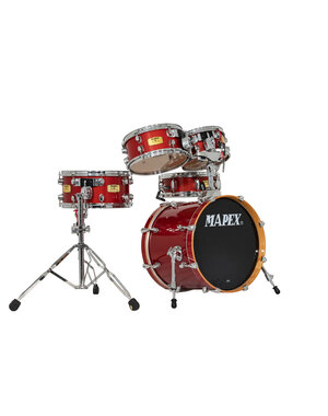 Mapex Mapex Pro M Series 18" Micro Drum Kit, Ruby Crystal