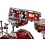 Mapex Mapex Pro M Series 18" Micro Drum Kit, Ruby Crystal
