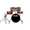 Mapex Mapex Pro M Series 18" Micro Drum Kit, Ruby Crystal