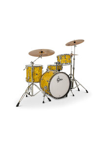 Gretsch Gretsch Catalina Club 20" Drum Kit, Yellow Satin Flame