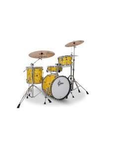 Gretsch Gretsch Catalina Club 18" Drum Kit, Yellow Satin Flame