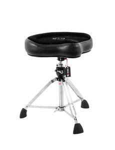 Roc n Soc Roc n Soc Cycle Top Drum Stool, Black w/ Gibraltar B9608 Base
