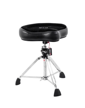 Roc n Soc Roc n Soc Cycle Top Drum Stool, Black w/ Gibraltar B9608 Base