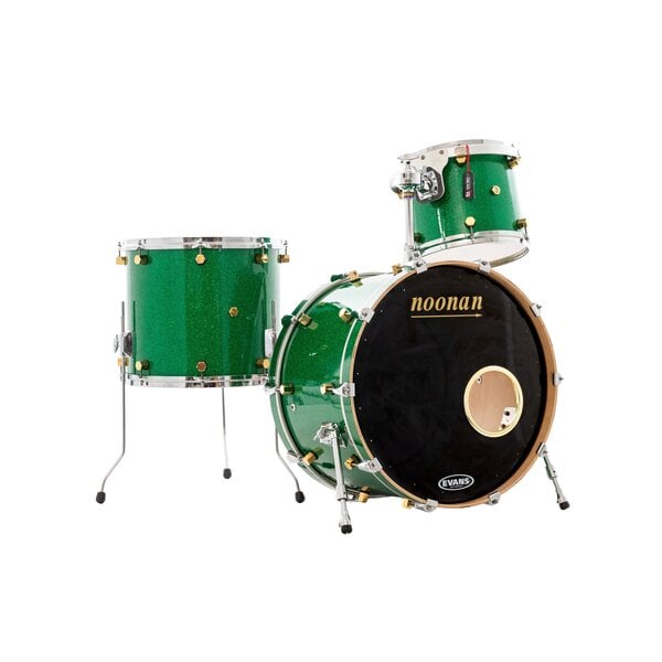 Noonan 22" Drum Kit, Green Sparkle