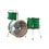 Noonan 22" Drum Kit, Green Sparkle