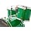 Noonan 22" Drum Kit, Green Sparkle