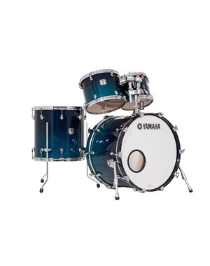 Yamaha Yamaha Beech Custom Absolute 22" Drum Kit, Sea Blue Fade