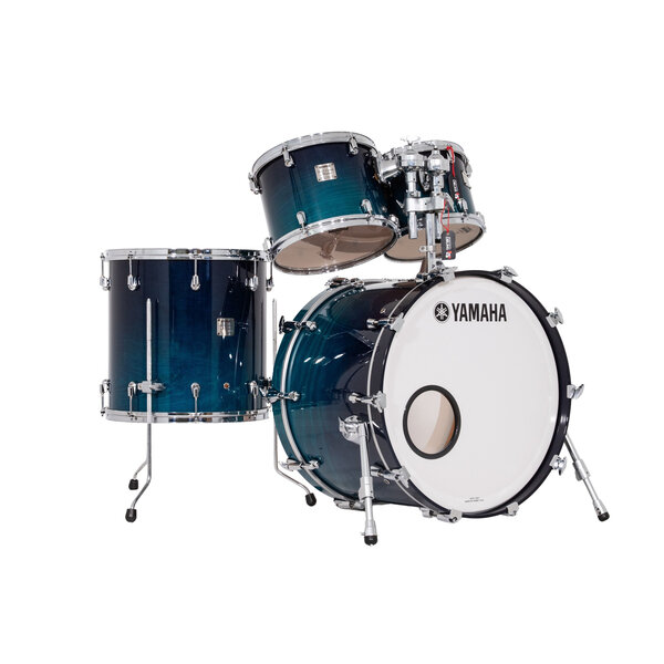 Yamaha Yamaha Beech Custom Absolute 22" Drum Kit, Sea Blue Fade