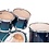 Yamaha Yamaha Beech Custom Absolute 22" Drum Kit, Sea Blue Fade