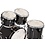 Pearl Pearl Masters Studio 20" Birch Drum Kit, Black Sparkle